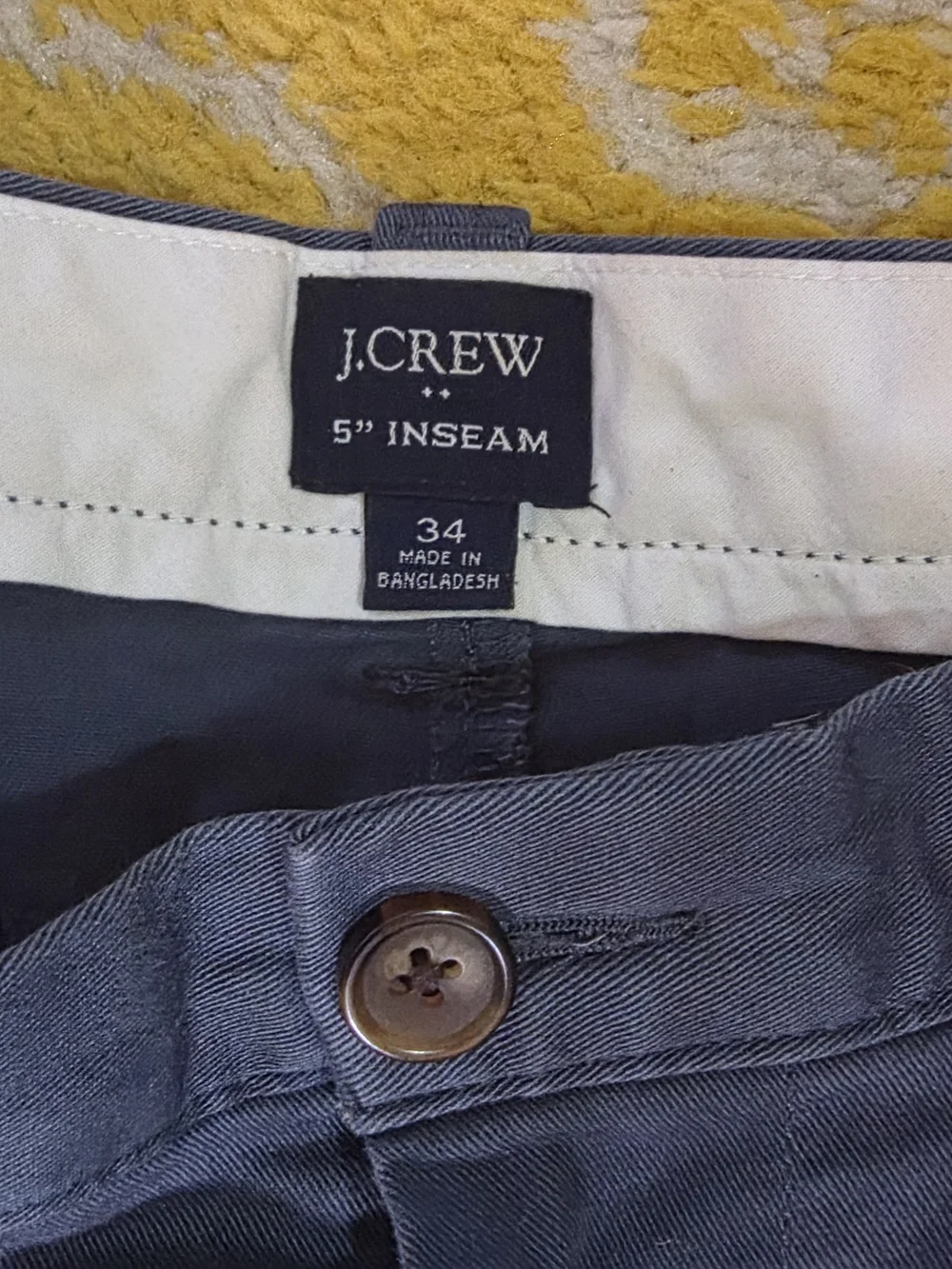 J. Crew Women's Navy Cotton Chino Shorts